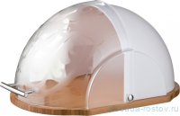 Хлебница 36 х 26 х 20 см деревянная с комбинированной крышкой &quot;native&quot; / 196321