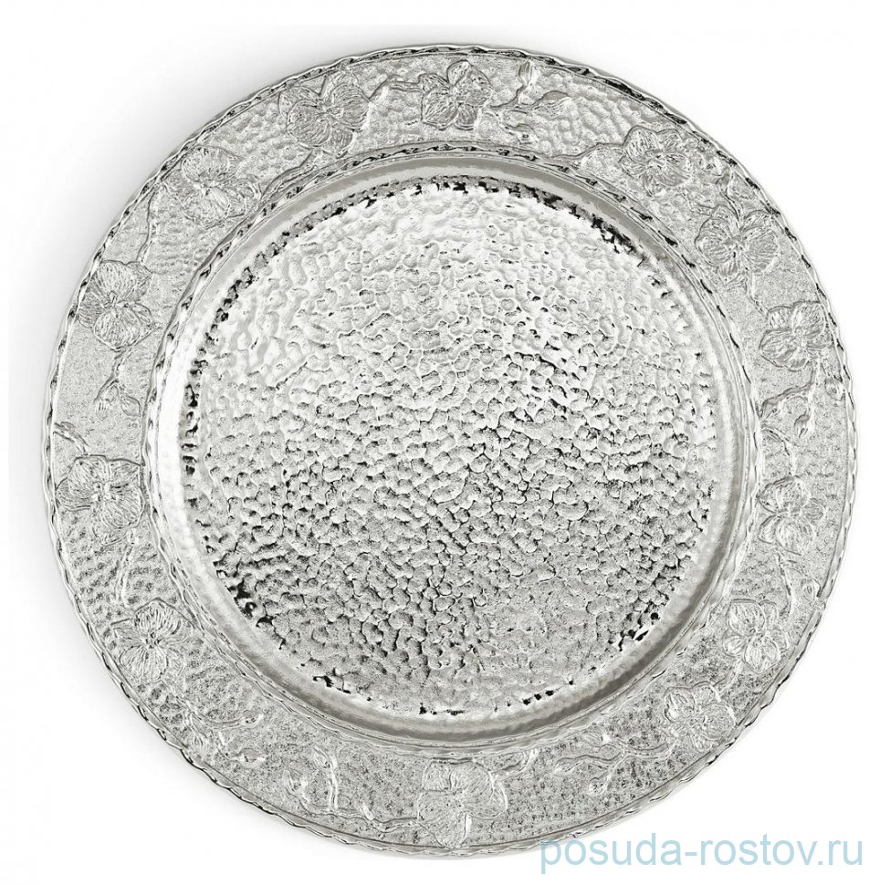 Поднос 32 см круглый "White Orchid" / 362124