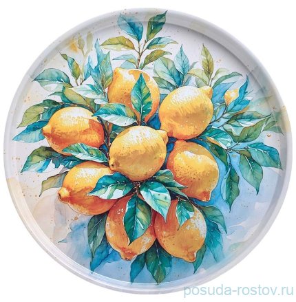 Поднос сервировочный 33 х 2,1 см &quot;Citrus charm&quot; / 378381