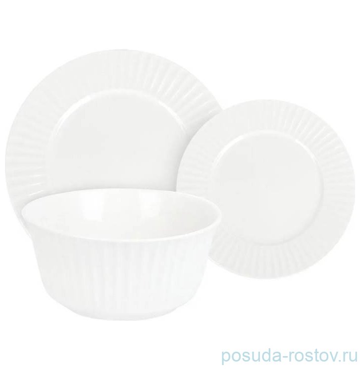 Столовый набор на 4 персоны 12 предметов "Мадлен" / 331024