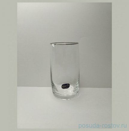 Стаканы для воды 380 мл 6 шт &quot;Идеал /Отводка платина&quot; / 279115