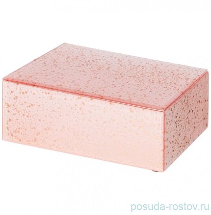 Шкатулка 18 х 13 х 6,5 см розовая / 292833