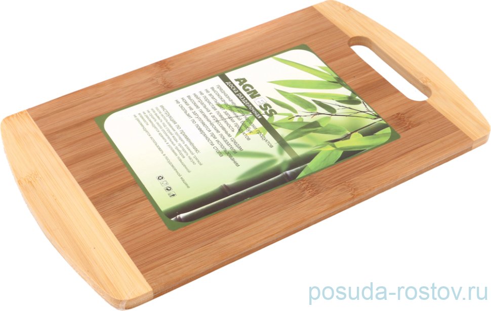 Доска разделочная 36 х 22 х 1 см прямоугольная "Agness" / 195762