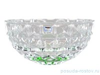 Ваза для фруктов 28 см &quot;Диаманд /Зелёное дно&quot; / 075755
