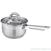 Ковш 16 х 9,5 см со стеклянной крышкой индукционное дно 1,9 л &quot;agness&quot; / 228930