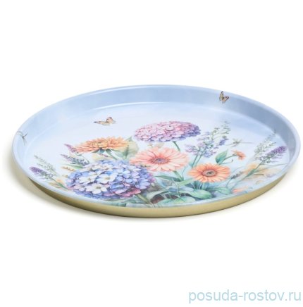 Поднос сервировочный 33 х 2,1 см &quot;Floral eden&quot; / 378383