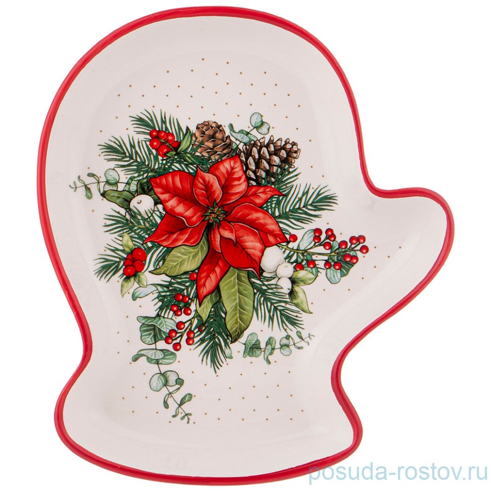 Блюдо 20 х 17,5 х 3 см Варежка "Celebration" / 267260