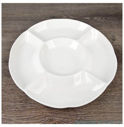 Менажница 29 см 5-ти секционная &quot;Маршмеллоу&quot; / 331004