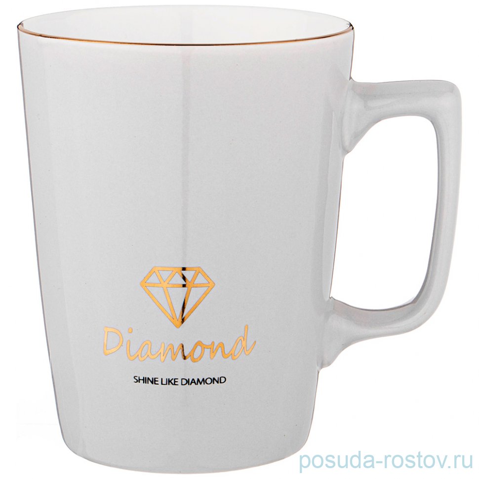 Кружка 400 мл серая "Break time" / 228761 Кружка 400 мл серая "Break time" / 228761