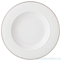 Тарелка 22 см глубокая &quot;диаманд голд&quot; (6шт.) / 190510
