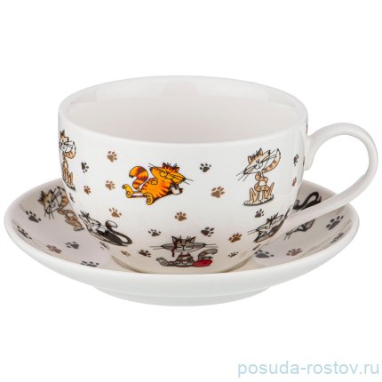 Чайная пара 300 мл 1 шт &quot;веселые друзья&quot; / 213549