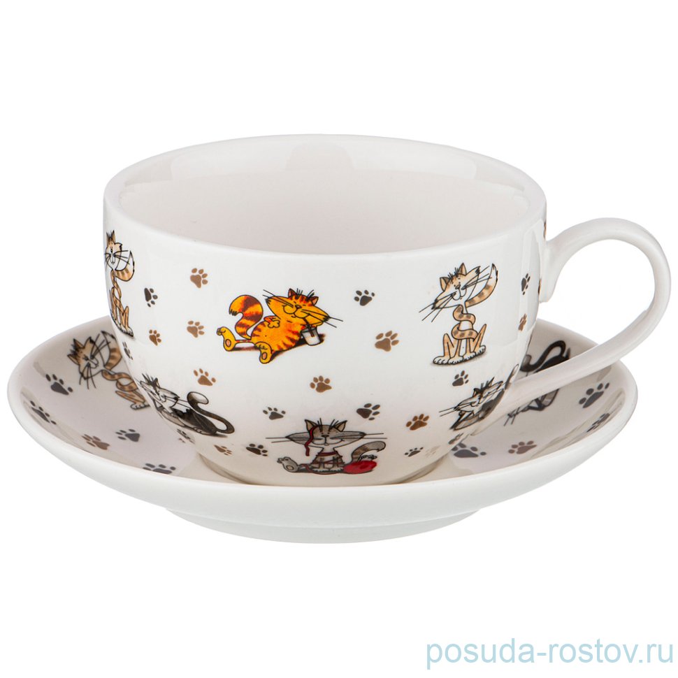 Чайная пара 300 мл 1 шт "веселые друзья" / 213549 Чайная пара 300 мл 1 шт "веселые друзья" / 213549