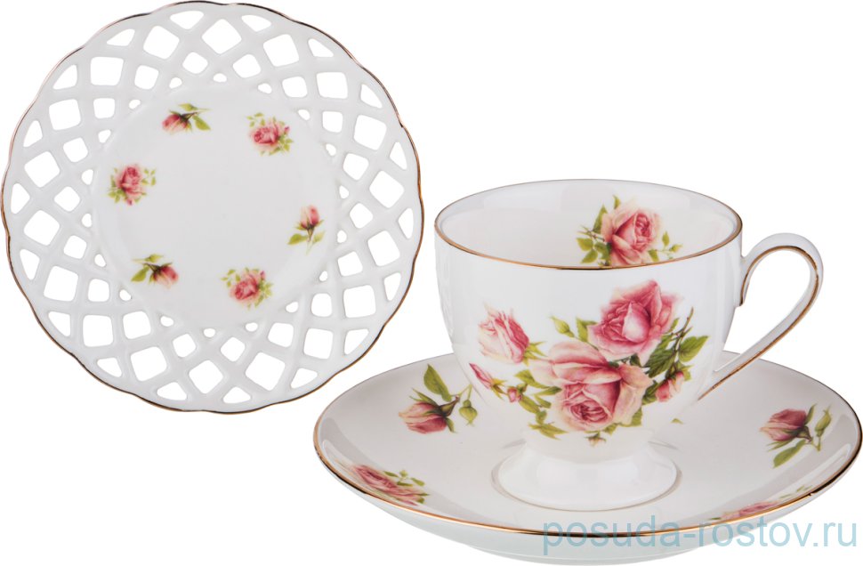 Чайная пара 175 мл 3 предмета "жаклин" / 186478