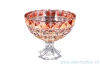 Ваза для фруктов 28 см н/н &quot;Диаманд /янтарно-красная&quot; R-G / 124684