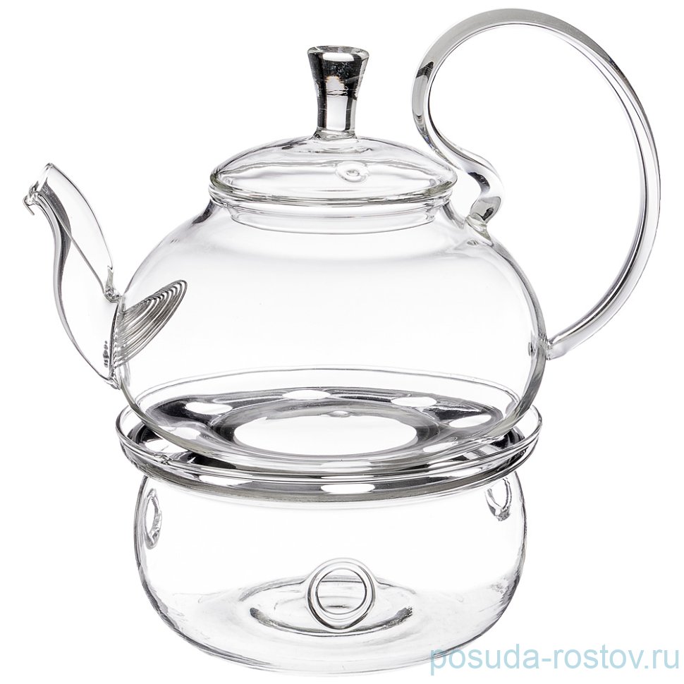Заварочный чайник 600 мл с фильтром и подогревом "Agness" / 195752 Заварочный чайник 600 мл с фильтром и подогревом "Agness" / 195752