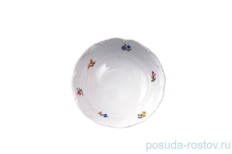 Салатник 13 см Bohemia Porcelan Moritz Zdekauer 1810 s.r.o. "Офелия /Мелкие цветы" / 027396 Салатник 13 см Bohemia Porcelan Moritz Zdekauer 1810 s.r.o. "Офелия /Мелкие цветы" / 027396