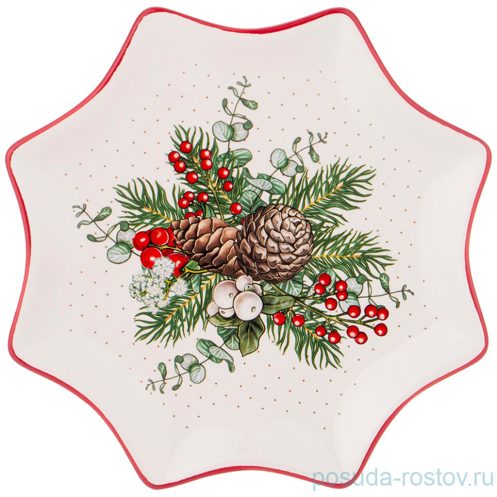 Блюдо 25 х 25 х 2 см Звезда "Celebration" / 267262