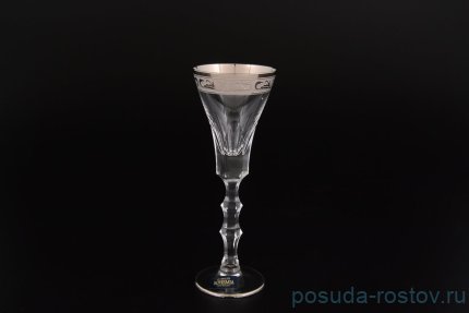 Рюмки 50 мл 6 шт &quot;Романа /Платина&quot; / 054017