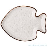 Блюдо 19 х 15 см рыбка &quot;cosmos /белый&quot; / 236098