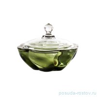 Ваза для конфет 20 см с крышкой &quot;Барлей /Оливковая&quot; / 152625