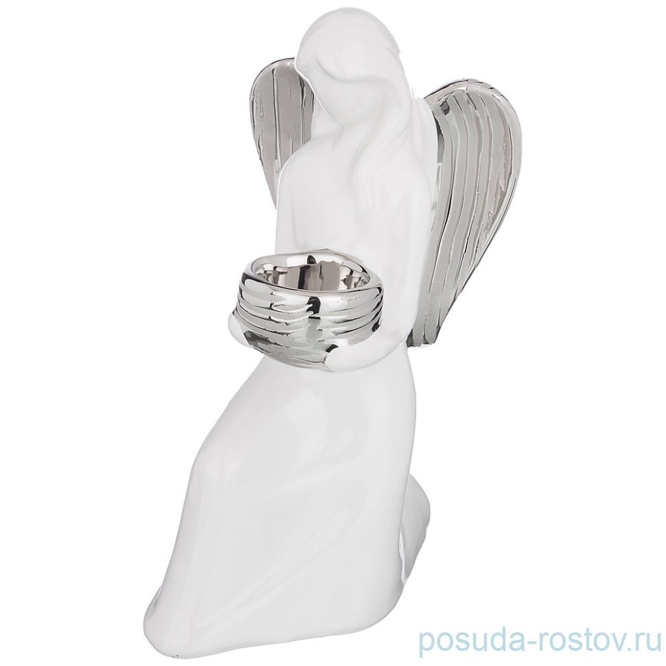 Подсвечник 15 х 19 х 29 см "Ангел /Серебряная коллекция" / 193078 Подсвечник 15 х 19 х 29 см "Ангел /Серебряная коллекция" / 193078