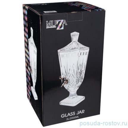 Лимонадница 13 х 13 х 41 см 2 л &quot;Muza&quot; / 256194