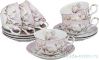 Набор чайных пар 250 мл 6 шт &quot;Весна&quot; / 192900