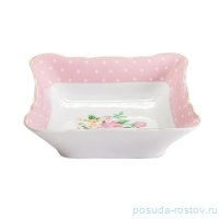 Салатник 23,5 см квадратный &quot;Mix &amp; Match /Розовый&quot; / 067285