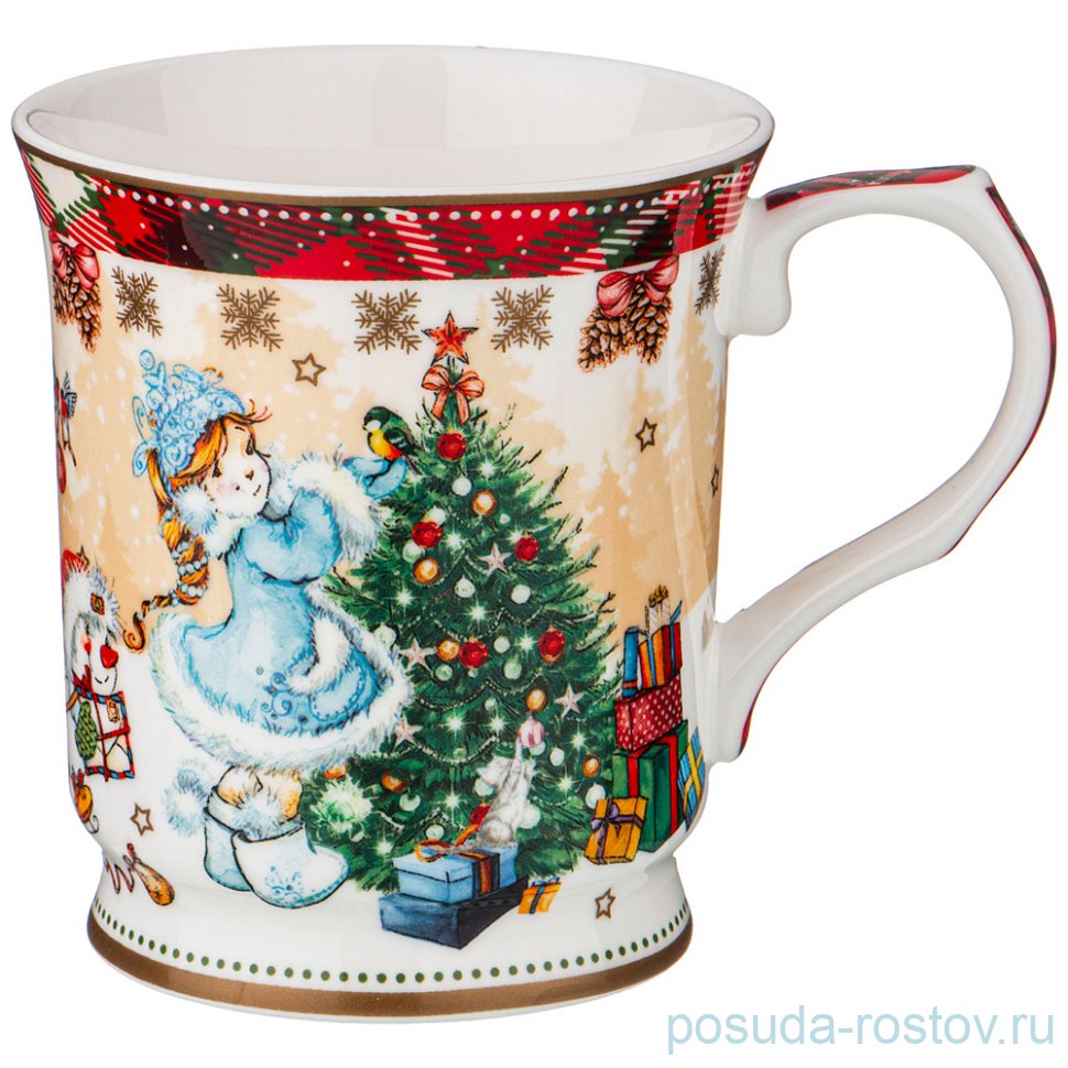 Кружка 400 мл "снегурочка" / 228633