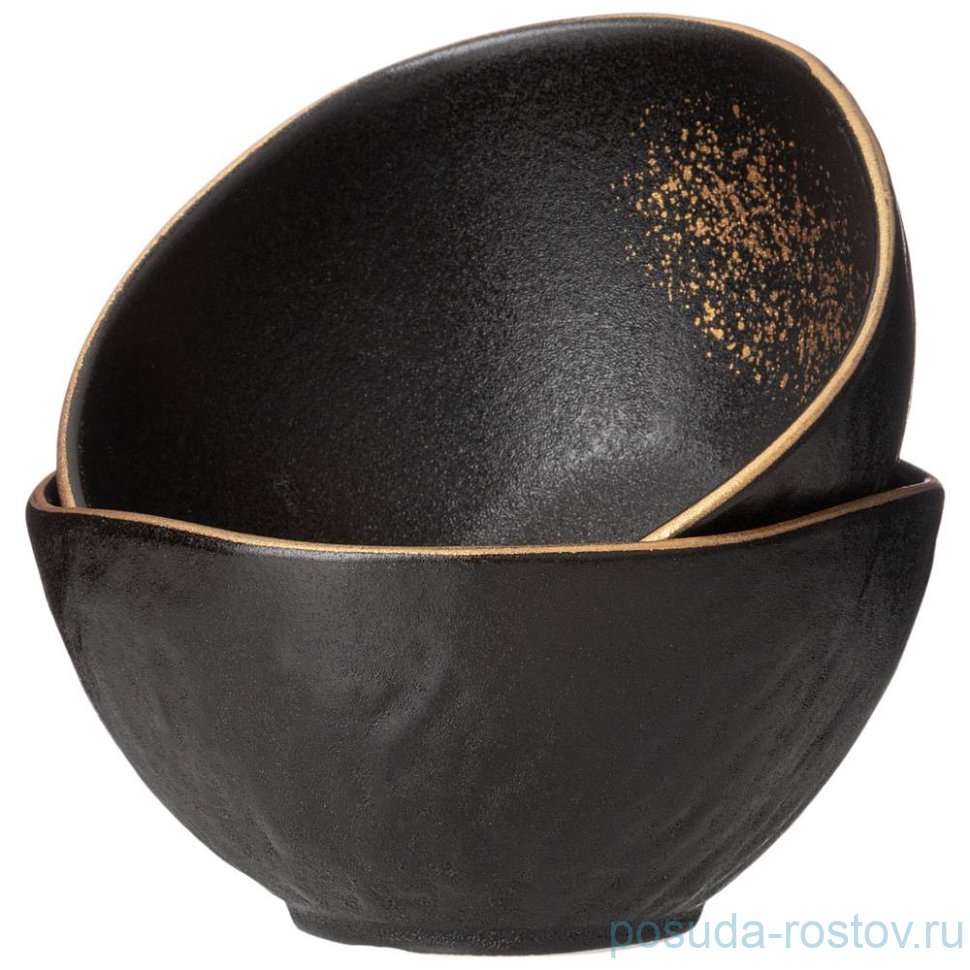 Набор салатников 11,5 см 2 шт "Midnight gold" / 275050