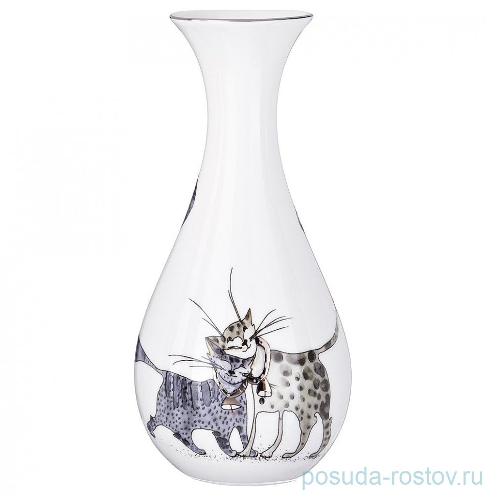 Ваза для цветов 17 см "Котики" / 189257 Ваза для цветов 17 см "Котики" / 189257