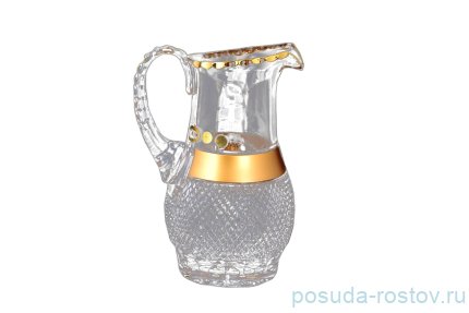 Кувшин для воды 1,3 л &quot;Max Crystal /Хрусталь матовое золото&quot; / 112589