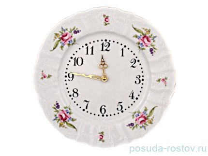 Часы настенные 27 см круглые &quot;Бернадотт /Полевой цветок&quot; / 012479