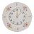 Часы настенные 27 см круглые &quot;Бернадотт /Полевой цветок&quot; / 012479