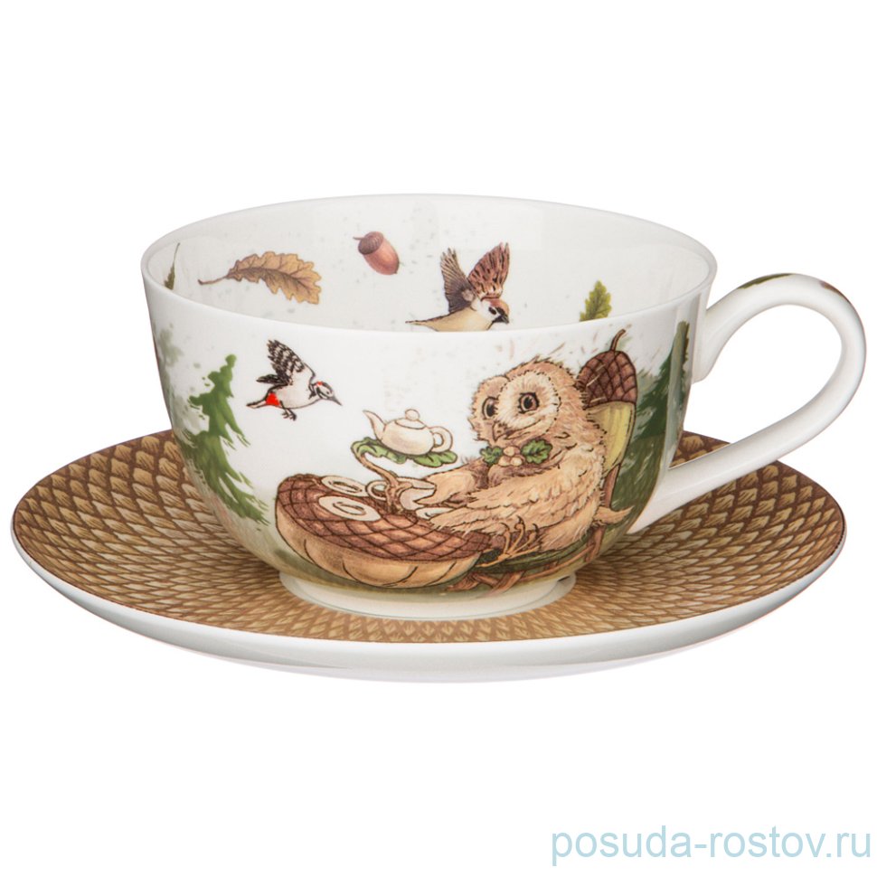 Чайная пара 300 мл "Совы" / 258742 Чайная пара 300 мл "Совы" / 258742