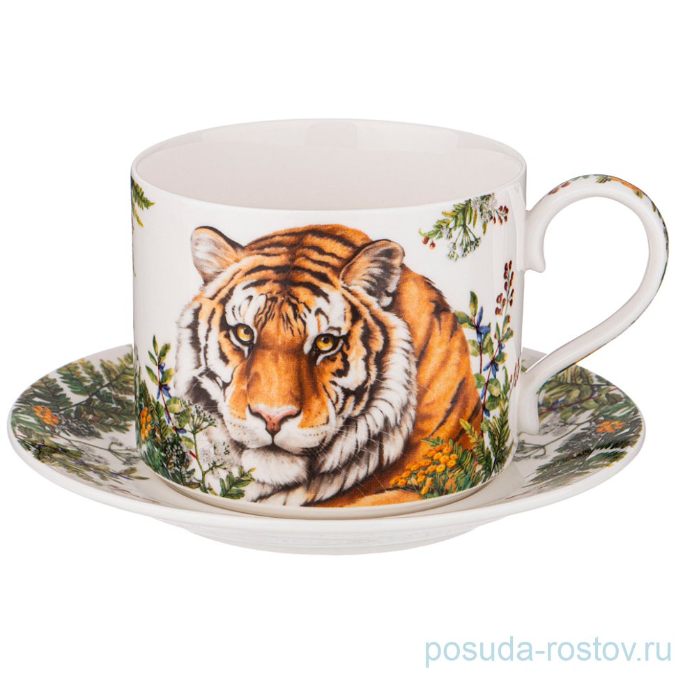 Чайная пара 300 мл "Лесная сказка /Тигр" / 270754 Чайная пара 300 мл "Лесная сказка /Тигр" / 270754