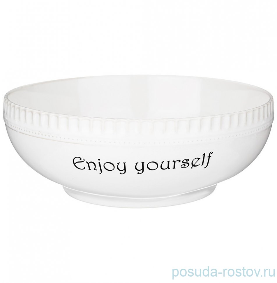Салатник 24 х 9 см белый "Soul kitchen" / 301526 Салатник 24 х 9 см белый "Soul kitchen" / 301526