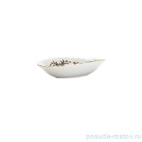 Салатник 9 см овальный &quot;Ивона /Золотой орнамент&quot; / 055261
