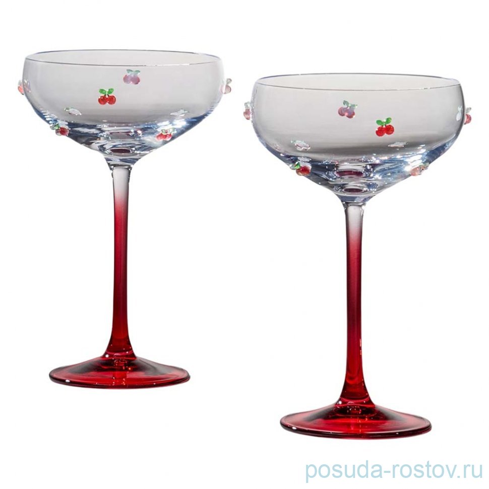 Креманки 270 мл 2 шт "Fruity cherry" / 374807