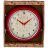 Часы настенные 23 см кварцевые красные &quot;LOVELY HOME&quot; / 188032