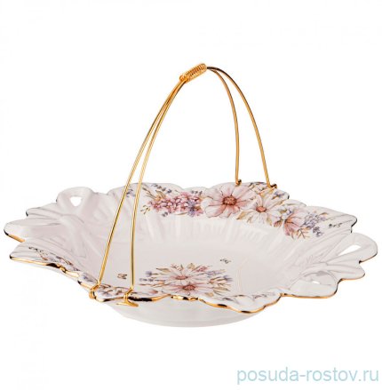 Корзинка 26 см с металлической ручкой &quot;Дворцовый парк&quot; / 251159