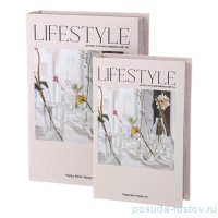 Набор шкатулок-книжек 30 х 21 х 7/24 х 16 х 5 см 2 шт &quot;Lifestale&quot; / 353575