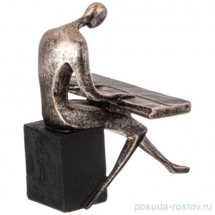 Фигурка декоративная абстракция. пианист 18х16х18 см / 345676