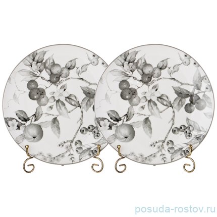Набор тарелок 25 см 2 шт &quot;райские яблочки&quot; / 189608