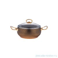 Кастрюля 18 х 8 см со стеклянной крышкой 1,8 л &quot;Agness /Mercury&quot; / 230273