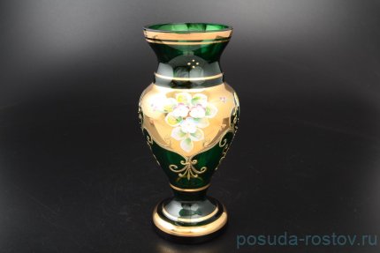 Ваза для цветов 22 см &quot;Лепка зеленая&quot; / 042176