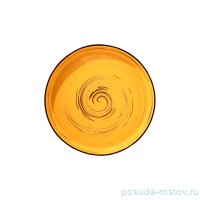 Тарелка 23 см жёлтая &quot;Spiral&quot; / 261603