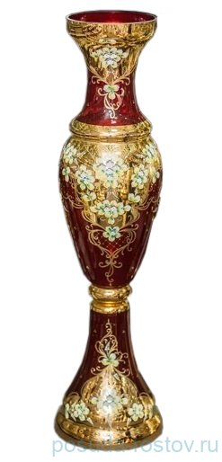 Ваза для цветов 100 см напольная &quot;Лепка красная /87272&quot; / 034019