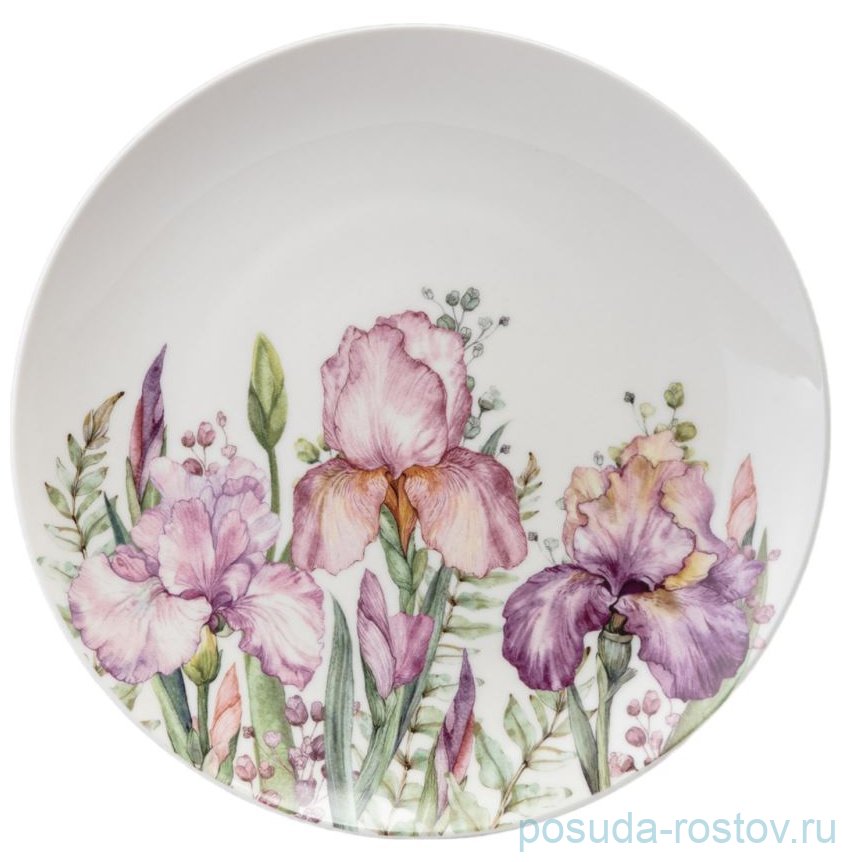 Тарелка 25,5 х 2,5 см "Irises" (4шт.) / 363059 Тарелка 25,5 х 2,5 см "Irises" (4шт.) / 363059