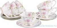 Набор чайных пар 250 мл 6 шт &quot;Луговые цветы&quot; / 189219